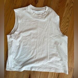Sleeveless White Abercrombie and Fitch top